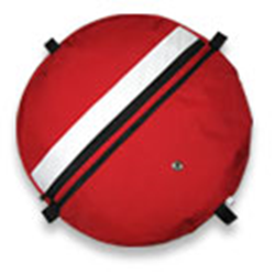 Deluxe Float Cover/padded Shoulder Strap-dive Flag